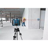 Bosch Rotationslaser GRL 300 HV Professional blau/schwarz, rote Laserlinie und Lotpunkt, mit Laser-Empfänger LR 1, in L-BOXX