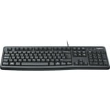 Logitech K120, Tastatur schwarz, UK-Layout