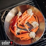 Weber CRAFTED Wok & Dampfgarer mit Dünsteinsatz 7684 edelstahl