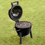 Char-Griller AKORN Jr. Kamado 14" Holzkohlegrill schwarz, Ø 36cm