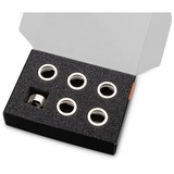 EKWB EK-Quantum Torque Compression Ring 6-Pack HDC 14 - Nickel, Verbindung nickel