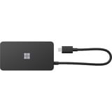 Microsoft Surface USB-C Travel Hub, Dockingstation schwarz, HDMI, RJ-45, USB-A, USB-C