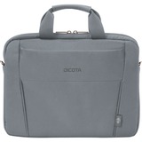 DICOTA Slim Eco BASE, Notebooktasche grau, bis 35,8 cm (14,1")