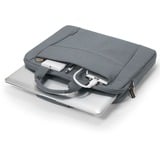 DICOTA Slim Eco BASE, Notebooktasche grau, bis 35,8 cm (14,1")