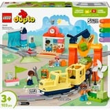 LEGO 10428 DUPLO Town Große interaktive Eisenbahn, Konstruktionsspielzeug 