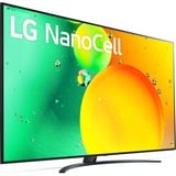 LG 86NANO769QA, LED-Fernseher 217 cm (86 Zoll), schwarz, UltraHD/4K, HDR, Triple Tuner, HDMI 2.1, 100Hz Panel