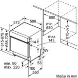 Neff S147YCS03E, Spülmaschine 