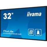 iiyama LH3260HS-B1AG, Public Display schwarz, FullHD, IPS, Quad-Core