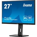 iiyama ProLite XUB2797HSN-B2, LED-Monitor 68.5 cm (27 Zoll), schwarz (matt), FullHD, IPS, USB-C, RJ-45, 100Hz Panel