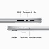 Apple MacBook Pro (16") 2023 CTO, Notebook silber, M3 Max 40-Core GPU, MacOS, Englisch International, 41.1 cm (16.2 Zoll) & 120 Hz Display, 1 TB SSD