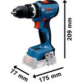 Bosch Akku-Schlagbohrschrauber GSB 18V-65 Professional, 18Volt blau, 2x Li-Ion Akku ProCORE18V 4,0Ah, in L-BOXX