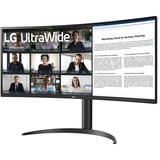 LG 34WR55QK-B, LED-Monitor 86.4 cm (34 Zoll), schwarz, WQHD, VA, USB-C, HDR10, 100Hz Panel