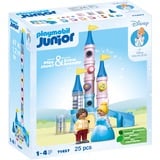 PLAYMOBIL 71457 Junior & Disney: Cinderellas Schloss, Konstruktionsspielzeug 