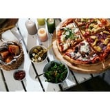 Cozze Pizzaofen 17", inkl. Druckminderer & Schlauch schwarz/grau, für Pizzen bis ca. Ø 42cm