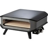 Cozze Pizzaofen 17", inkl. Druckminderer & Schlauch schwarz/grau, für Pizzen bis ca. Ø 42cm