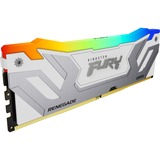 Kingston CU-DIMM 24 GB DDR5-8400, Arbeitsspeicher silber/weiß, KF584CU40RWA-24, FURY Renegade RGB, INTEL XMP