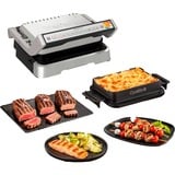 Tefal OptiGrill 4in1 GC774D, Kontaktgrill edelstahl, 2.100 Watt, mit Backschale