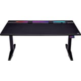 Thermaltake G700 RGB Gaming Desk, Gaming-Tisch schwarz, RGB-LED-Lichtleiste 16,8 Millionen Farben