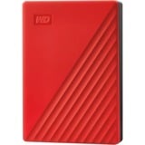 WD My Passport 6TB, Externe Festplatte rot, Micro-USB-B 3.2 Gen 1