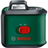 Bosch Kreuzlinienlaser UniversalLevel 360 Set, mit Stativ grün/schwarz, grüne Laserlinien, Reichweite Ø 24 Meter