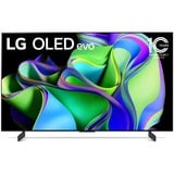 LG OLED42C31LA, OLED-Fernseher 105.5 cm (42 Zoll), schwarz/dunkelsilber, UltraHD/4K, HDR, SmartTV, 100Hz Panel