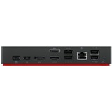 Lenovo ThinkPad Universal USB-C Smart Dock, Dockingstation schwarz, HDMI, DisplayPort, USB, LAN