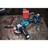 Makita Akku-Winkelschleifer GA008GZ XGT, 40Volt blau/schwarz, ohne Akku und Ladegerät