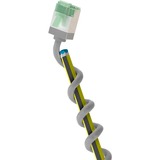 goobay Ultraflexibles Cat.8.1 Patchkabel slim, U/FTP grau, 0,5 Meter, extrakurze Stecker