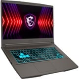 MSI Thin 15 B12UC-1437, Gaming-Notebook grau, Windows 11 Home 64-Bit, 39.6 cm (15.3 Zoll) & 144 Hz Display, 512 GB SSD