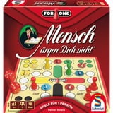 Schmidt Spiele For One - Mensch ärgere Dich nicht, Brettspiel 