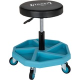 Hazet Arbeits-Sitz 195N-4 blau/schwarz, belastbar bis 150kg, höhenverstellbar