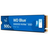 WD Blue SN5000 500 GB, SSD blau, PCIe 4.0 x4, NVMe, M.2 2280