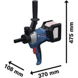 Bosch Akku-Rührwerk GRW 18V-120 Professional, 18Volt blau/schwarz, ohne Akku und Ladegerät