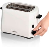 Cloer Toaster 331 weiß, 825 Watt, für 2 Scheiben Toast