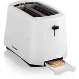 Cloer Toaster 331 weiß, 825 Watt, für 2 Scheiben Toast