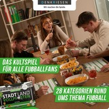 Denkriesen Stadt Land Vollpfosten - Fußball Edition, Partyspiel A4-Spielblock