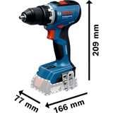 Bosch Akku-Bohrschrauber GSR 18V-65 Professional solo, 18Volt blau, ohne Akku und Ladegerät, in L-BOXX