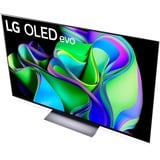 LG OLED65C38LA, OLED-Fernseher 164 cm (65 Zoll), schwarz/dunkelsilber, UltraHD/4K, HDR, SmartTV, 120Hz Panel