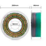 Creality CR PLA Filament Rainbow, 3D-Filament 1 kg, 1,75 mm, auf Rolle