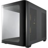 FSP S380-BA bk, Tower-Gehäuse schwarz, Tempered Glass x 2