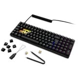 Sharkoon SKILLER SGK50 S2 PBT, Gaming-Tastatur schwarz, DE-Layout, Gateron G Pro 3.0 Yellow