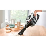 Bosch Serie 8 Akkustaubsauger Unlimited Gen2 BSS825FRSH, Stielstaubsauger schwarz/weiß, POWER FOR ALL ALLIANCE