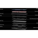 Keychron V1 Max, Gaming-Tastatur schwarz/blaugrau, DE-Layout, Gateron Jupiter Brown, Hot-Swap, RGB