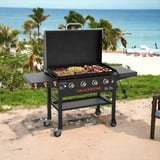 Blackstone 36" Griddle Grillstation, Gasgrill mit Deckel schwarz, 4 Grillzonen, 17,5kW