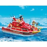 PLAYMOBIL 71598 Action Heroes Feuerlöschboot, Konstruktionsspielzeug 