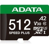 ADATA SPEED PLUS microSDXC 512 GB, Speicherkarte UHS-I U3, Class 10, V30, A2