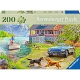 Ravensburger Feel Well & Puzzle - Sommerhaus am See 200 Teile