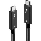 Lindy Thunderbolt 4 Kabel, 40 Gbit/s, aktiv schwarz, 2 Meter