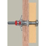 fischer Hohlraumdübel DuoHM 6x55 S TX 25 Stück, mit Panhead-Schraube