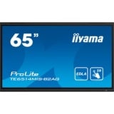 iiyama ProLite TE6514MIS-B2AG, Public Display schwarz (matt), UltraHD/4K, Touchscreen, HDMI, DP, USB-C